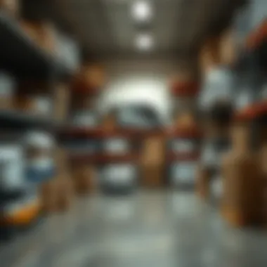 Quality Packing Materials for Safe Transport An organized workspace showcasing professional packing materials