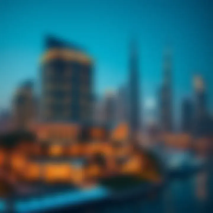Dubai skyline showcasing luxury real estate