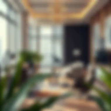 A stylish office space representing the business aspect of real estate