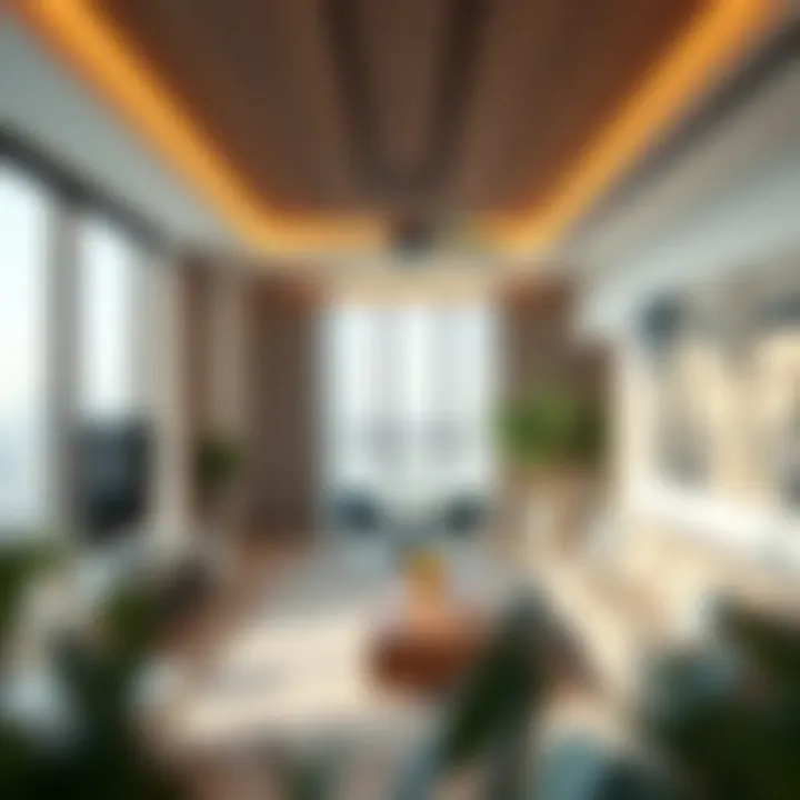 A modern apartment interior reflecting contemporary design trends
