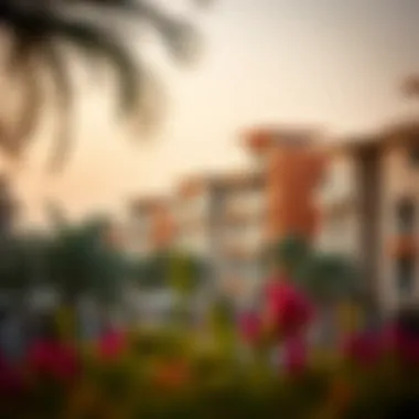 Community Living in Dubai: A Vibrant Neighborhood A vibrant neighborhood scene in Dubai highlighting community living