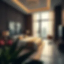 Luxurious apartment interiors in Dubai Investment Park