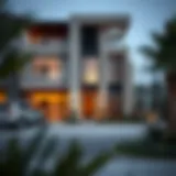 Contemporary architectural design of Shamsa Townhouse