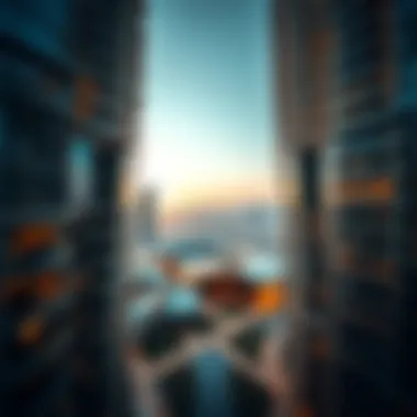 Aerial view of Sky View development in Dubai showcasing innovative architecture