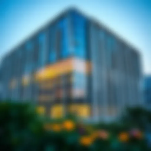 Architectural facade of Tanvi Business Center