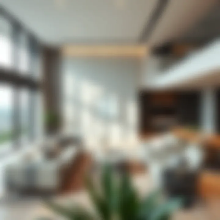 Modern interior design showcasing innovative layouts