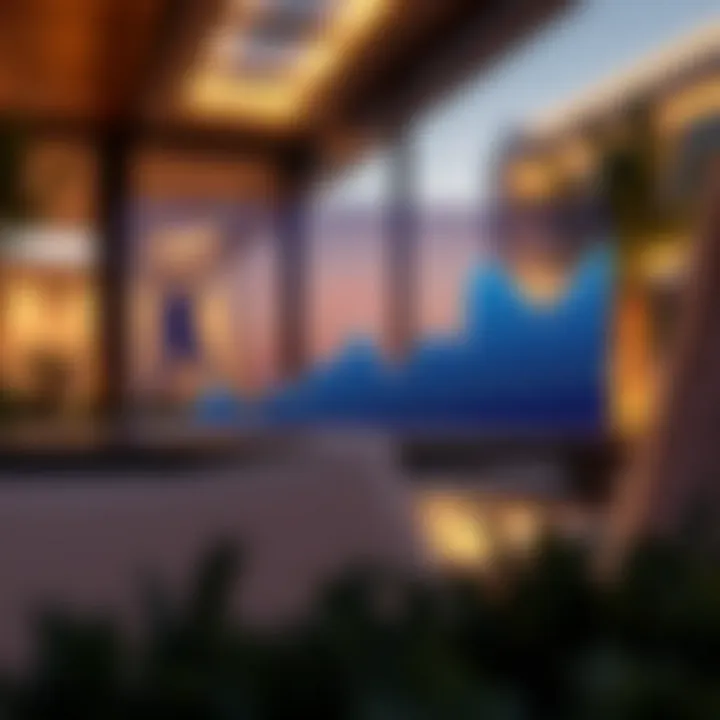 Real estate market trends graph related to The Villa community