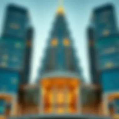 Architectural details of Thuraya Tower