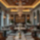 Elegant dining setting showcasing Middle Eastern decor