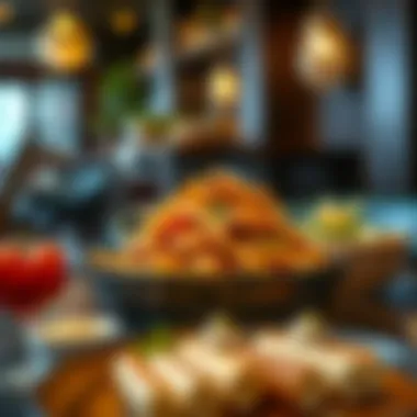 Authentic Flavors Delicious traditional dish from the Middle East