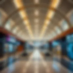 Interior view of UAE Exchange Metro Station showcasing modern design