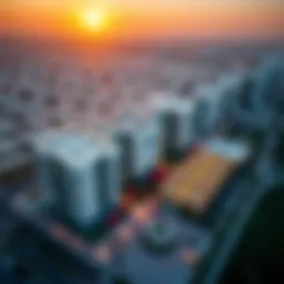 Aerial view of Al Fahad 1 showcasing its modern architecture