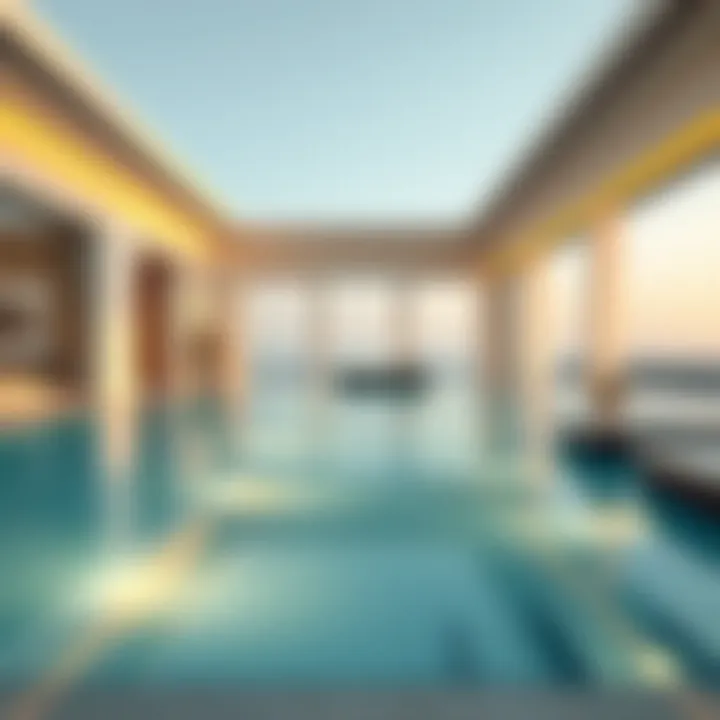 Elegant infinity pool design integrated into a modern villa