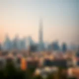 Panoramic view of Dubai's skyline illustrating modern architecture