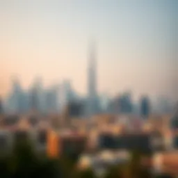 Panoramic view of Dubai's skyline illustrating modern architecture